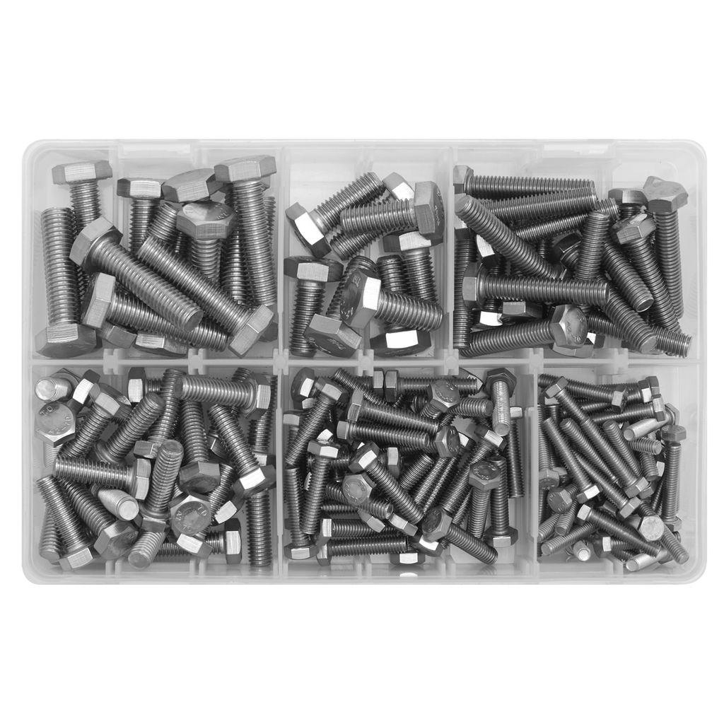 Stainless Steel Setscrew Assortment M5-M10 150pc