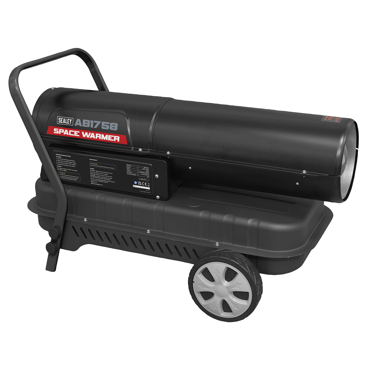 Space Warmer® Kerosene/Diesel Heater with Wheels 175,000Btu/hr