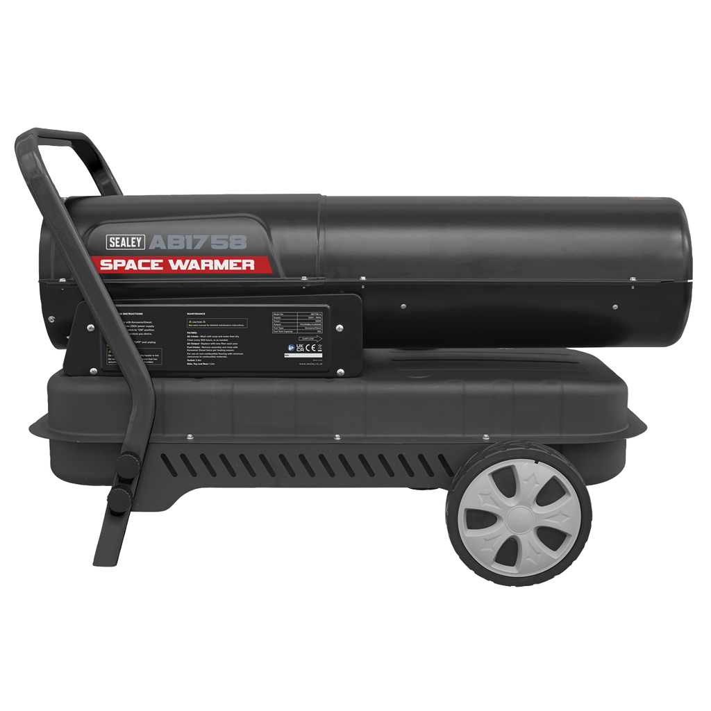 Space Warmer® Kerosene/Diesel Heater with Wheels 175,000Btu/hr