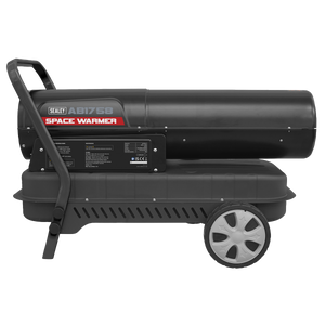 Space Warmer® Kerosene/Diesel Heater with Wheels 175,000Btu/hr