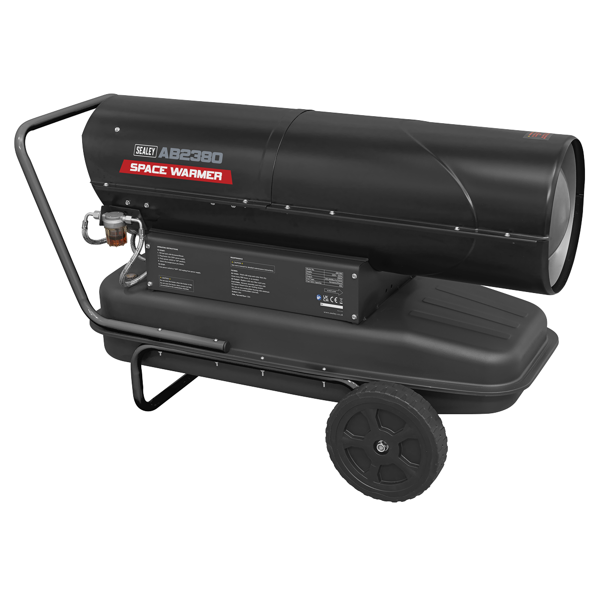 Space Warmer® Kerosene/Diesel Heater with Wheels 240,000Btu/hr