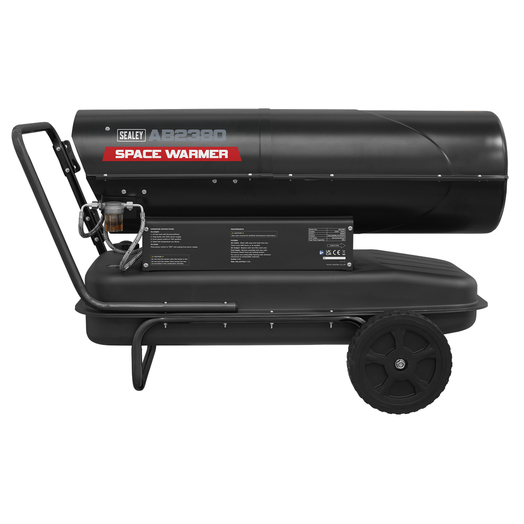 Space Warmer® Kerosene/Diesel Heater with Wheels 240,000Btu/hr