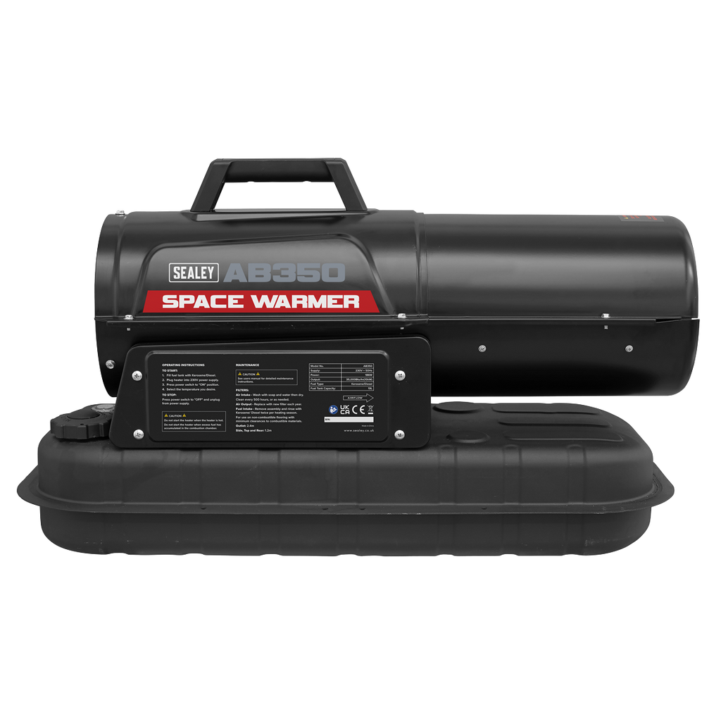 Space Warmer® Kerosene/Diesel Heater without Wheels 35,000Btu/hr