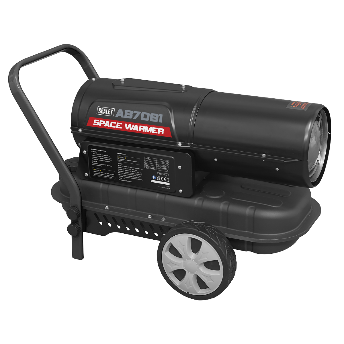 Space Warmer® Kerosene/Diesel Heater with Wheels 70,000Btu/hr