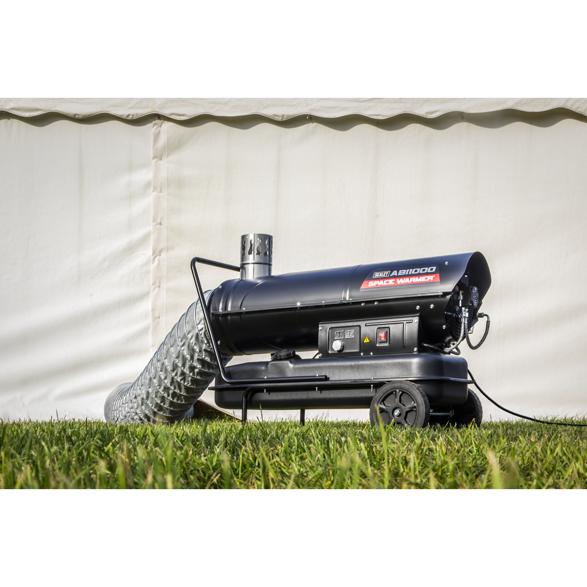 Space Warmer® Indirect Kerosene/Diesel Heater with Ducting, 68,000Btu/hr (ABI600COMBO)