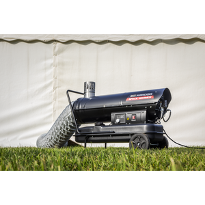 Space Warmer® Indirect Kerosene/Diesel Heater with Wheels 102,000Btu/hr