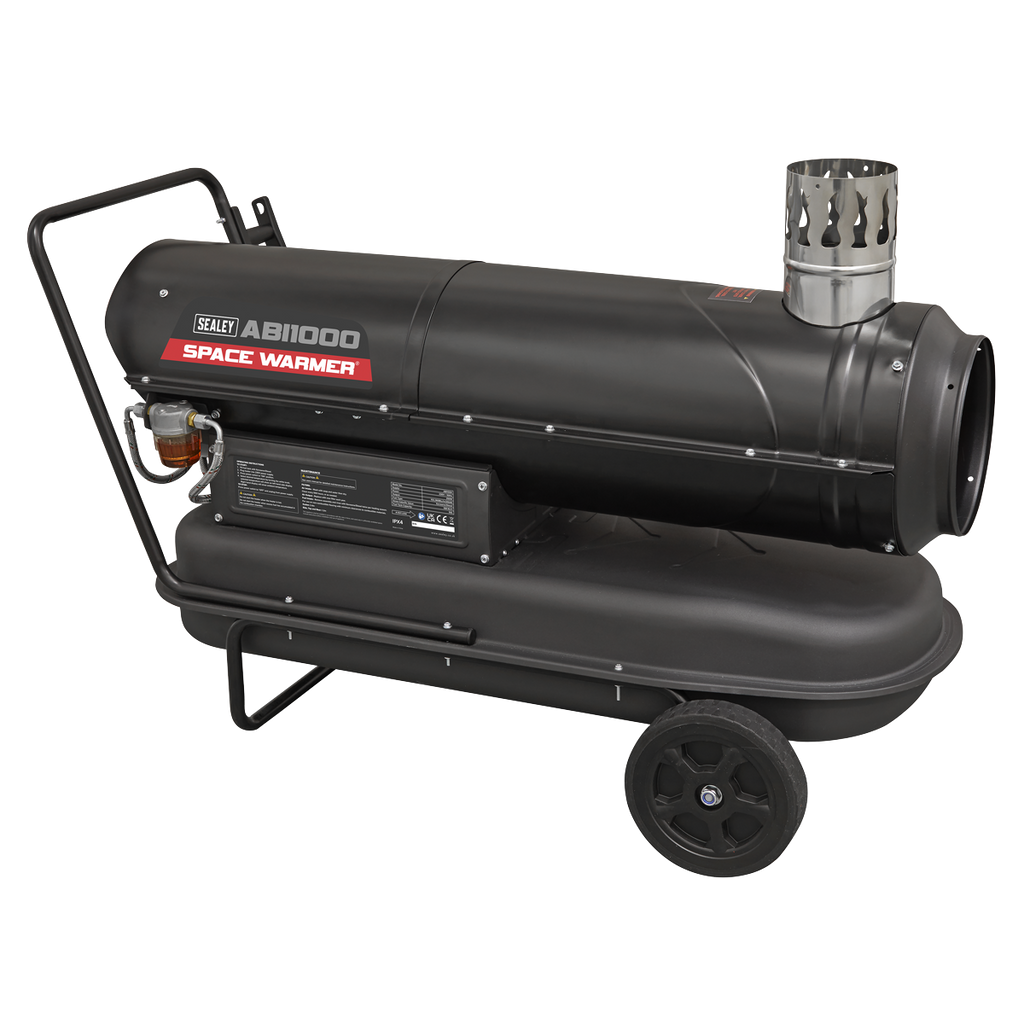 Space Warmer® Indirect Kerosene/Diesel Heater with Wheels 102,000Btu/hr