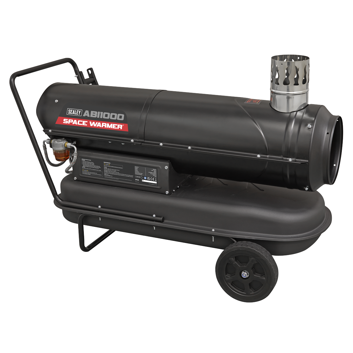 Space Warmer® Indirect Kerosene/Diesel Heater with Wheels 102,000Btu/hr