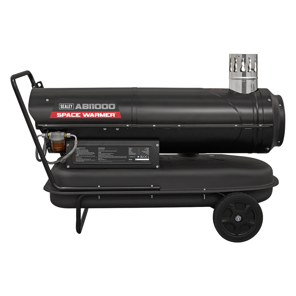 Space Warmer® Indirect Kerosene/Diesel Heater with Wheels 102,000Btu/hr