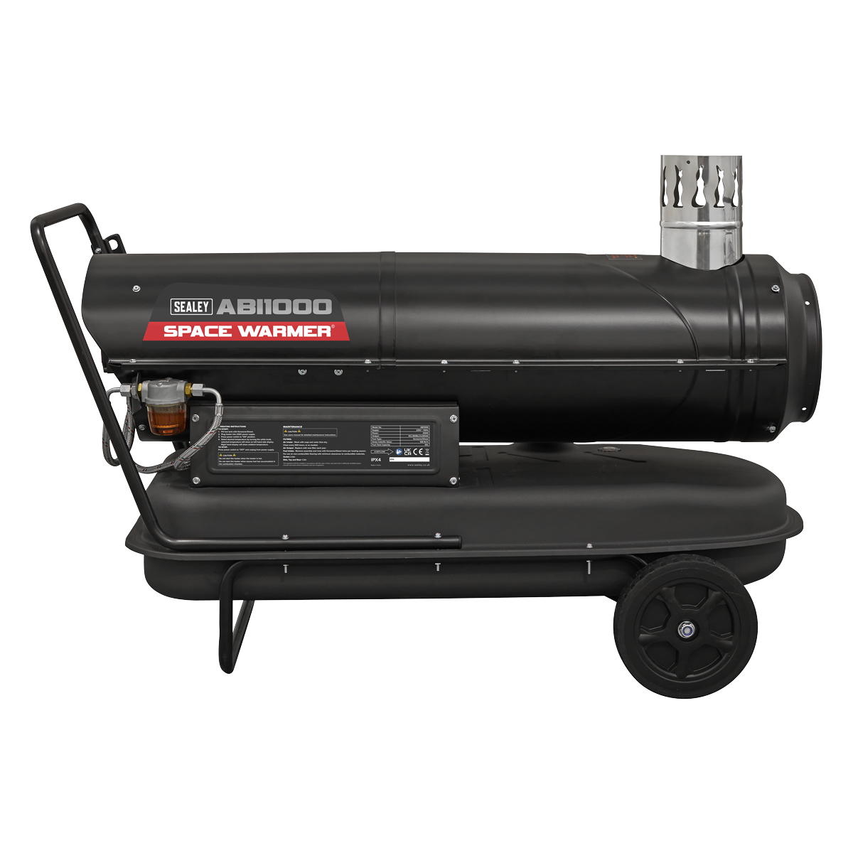Space Warmer® Indirect Kerosene/Diesel Heater with Wheels 102,000Btu/hr