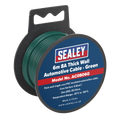 8A Thick Wall Automotive Cable 6m - Green