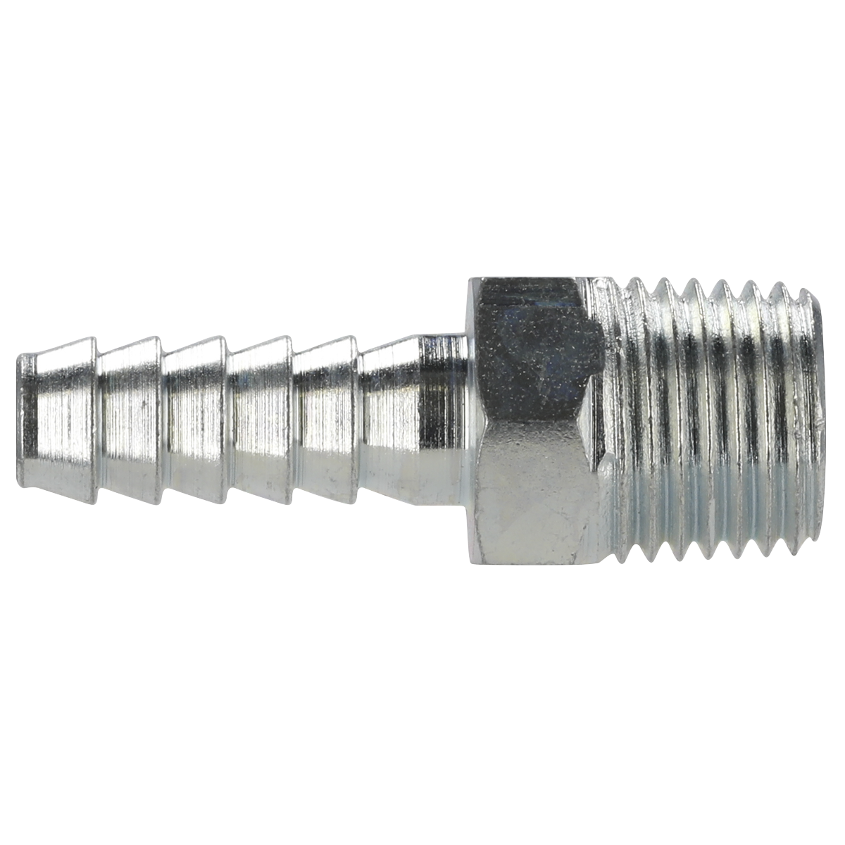 PCL Screwed Tailpiece Male 1/4"BSPT - 1/4" Hose - Pack of 5