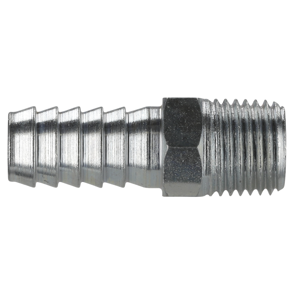 PCL Screwed Tailpiece Male 1/4"BSPT - 3/8" Hose - Pack of 5