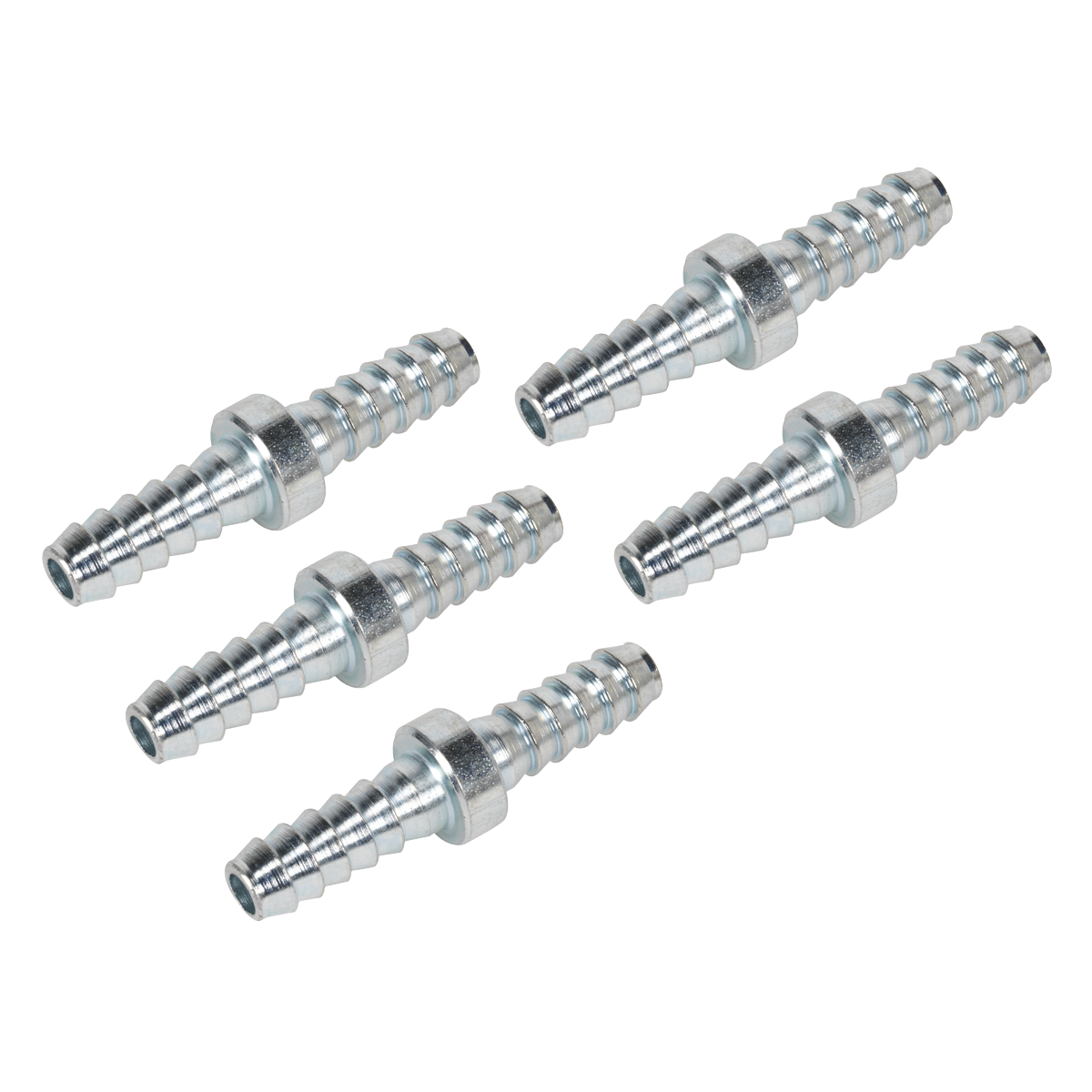 PCL Double End Hose Connector 1/4" Hose - Pack of 5