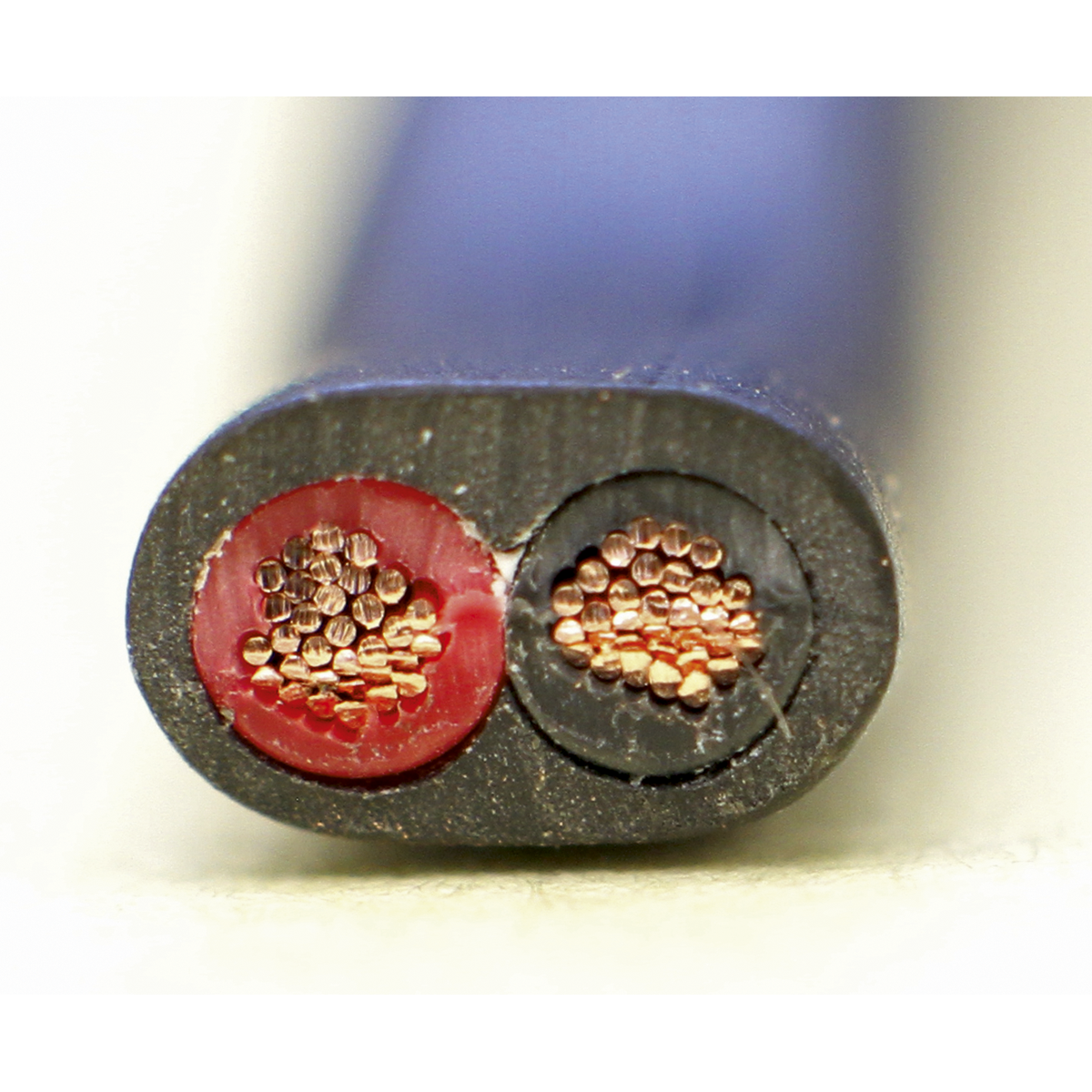8.75A Thick Wall Flat Twin Automotive Cable 30m - Black