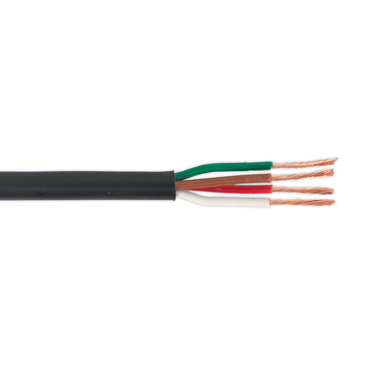 30m Thin Wall Automotive Cable 4 x 0.75mm² 24/0.20mm - Black