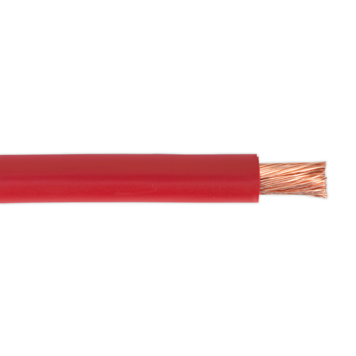 10m Automotive Starter Cable 196/0.40mm 25mm² 170A - Red