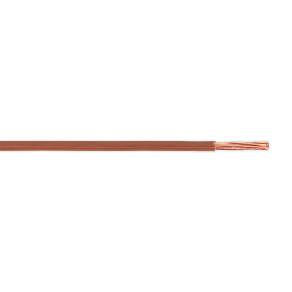Thin Wall Single Automotive Cable 2mm² 28/0.30mm 50m - Brown