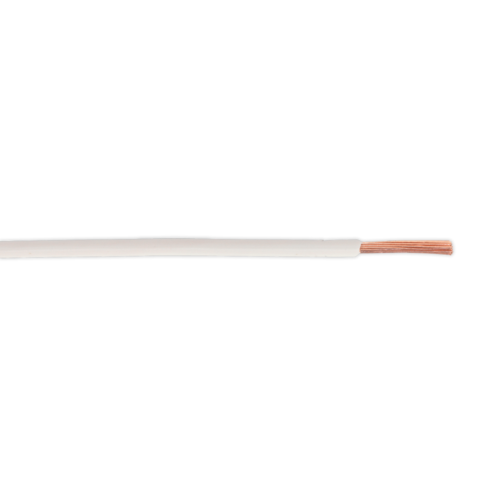 Thin Wall Automotive Cable Single 2mm² 28/0.30mm 50m - White