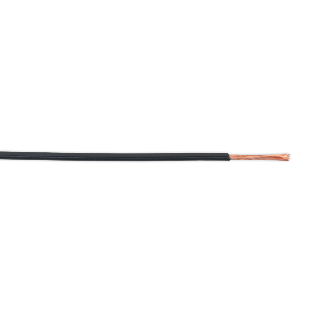 Thin Wall Automotive Cable Single 1mm² 32/0.20mm 50m - Black