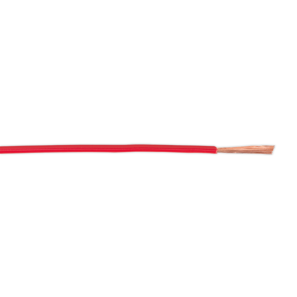 Thin Wall Automotive Cable Single 1mm² 32/0.20mm 50m - Red