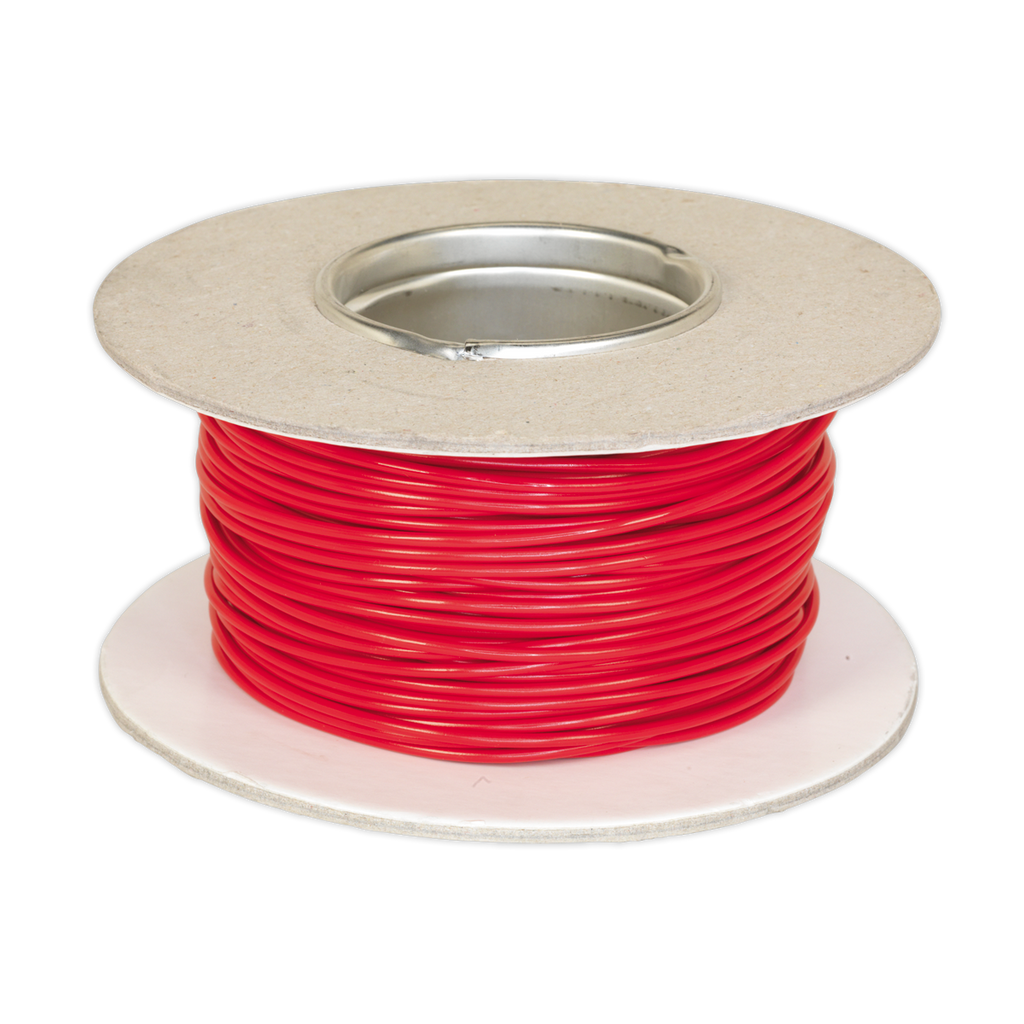 Thin Wall Automotive Cable Single 1mm² 32/0.20mm 50m - Red