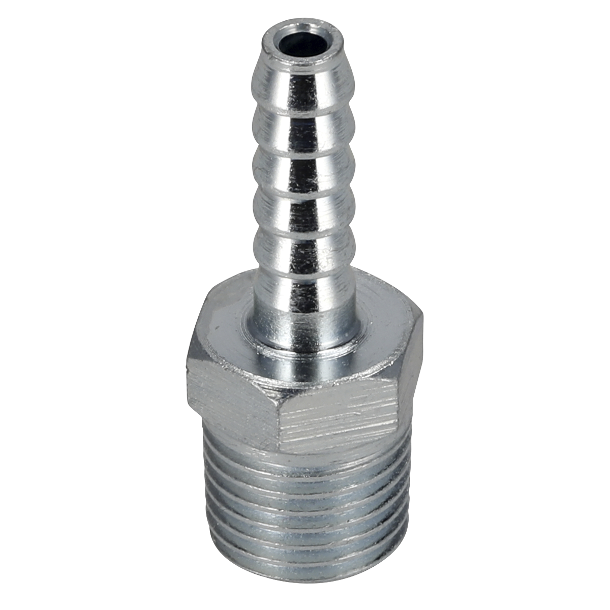 PCL Screwed Tailpiece Male 1/4"BSPT - 3/16" Hose - Pack of 5