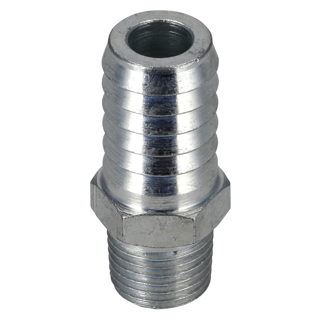 PCL Screwed Tailpiece Male 1/4"BSPT - 1/2" Hose - Pack of 5