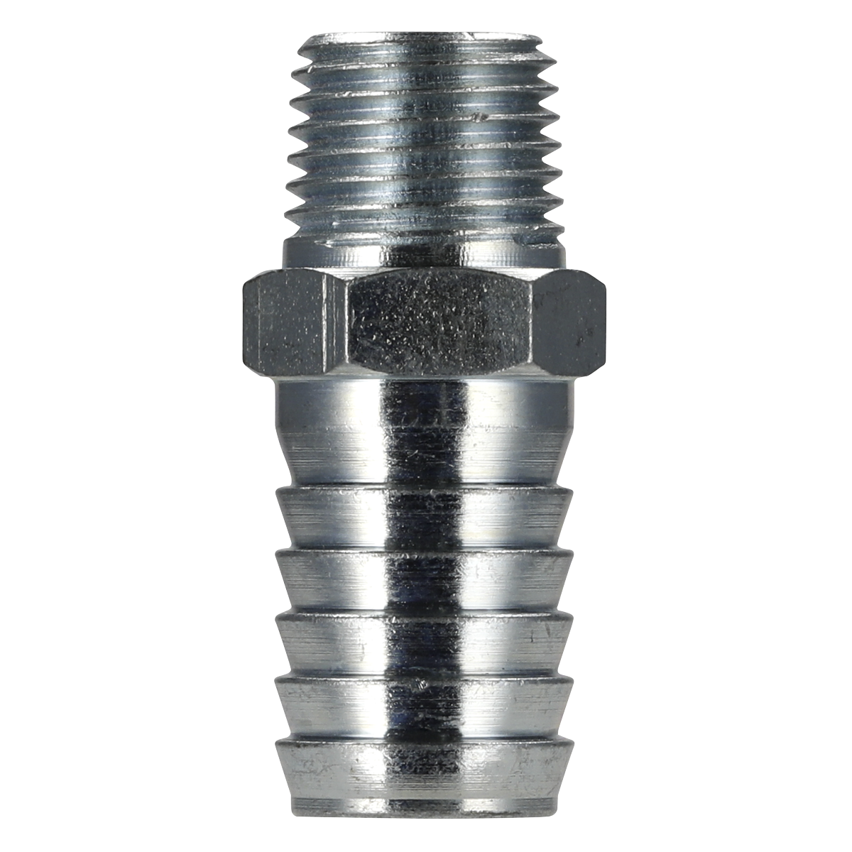 PCL Screwed Tailpiece Male 1/4"BSPT - 1/2" Hose - Pack of 5