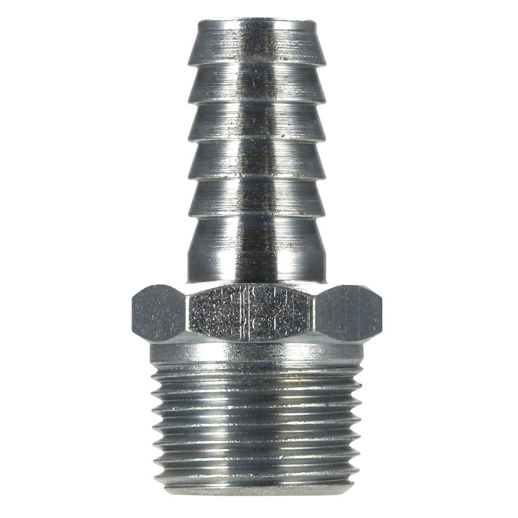 PCL Screwed Tailpiece Male 3/8"BSPT - 3/8" Hose - Pack of 5