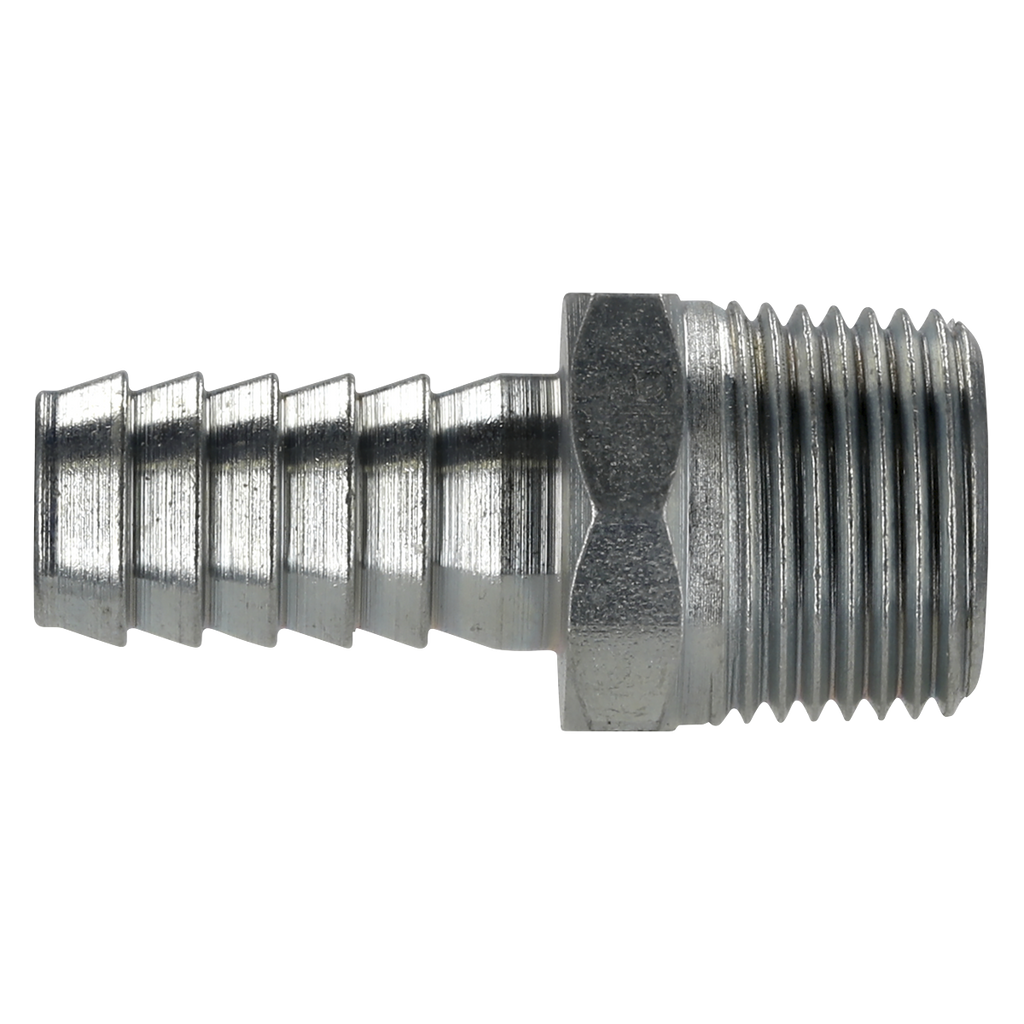 PCL Screwed Tailpiece Male 3/8"BSPT - 3/8" Hose - Pack of 5
