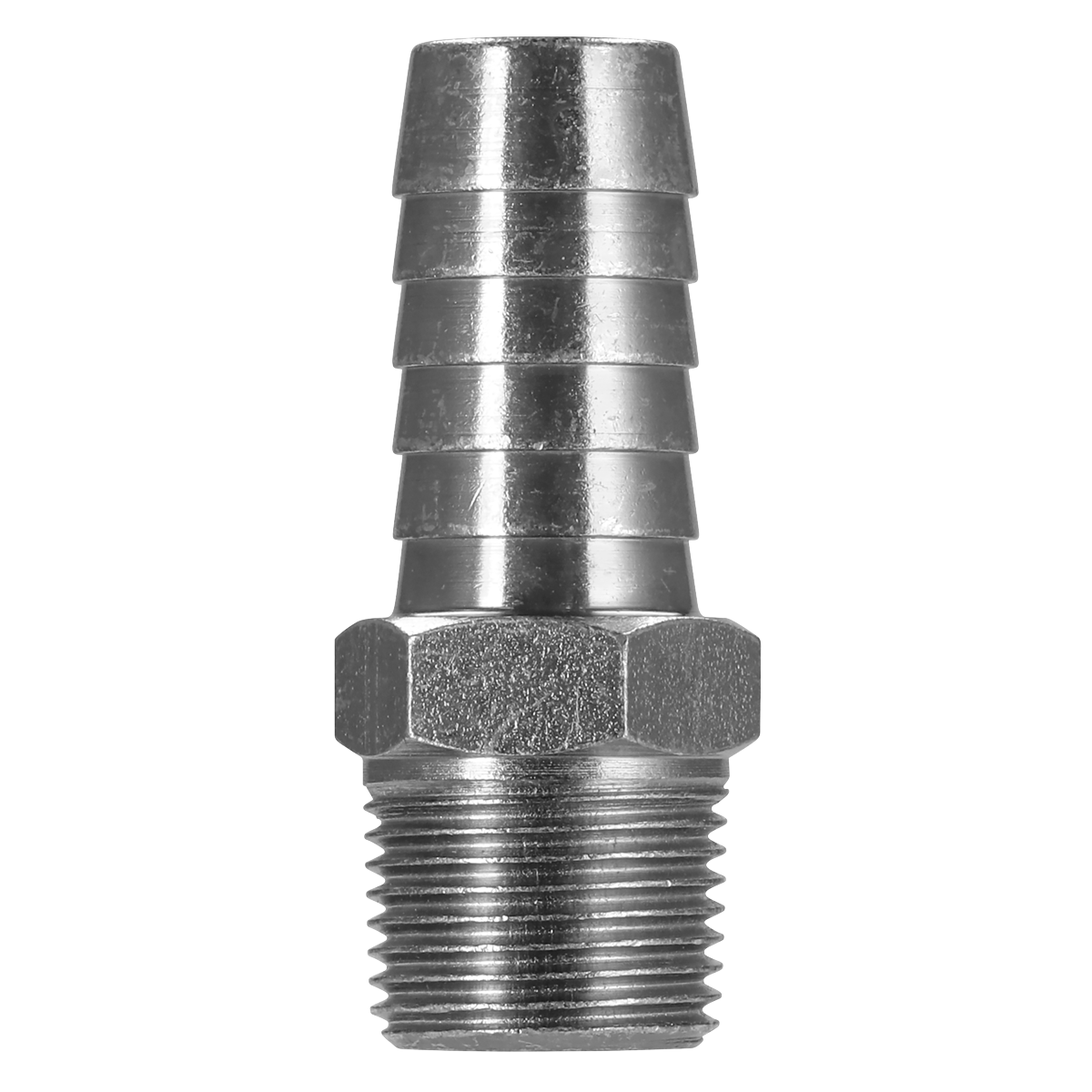 PCL Screwed Tailpiece Male 3/8"BSPT - 1/2" Hose - Pack of 5