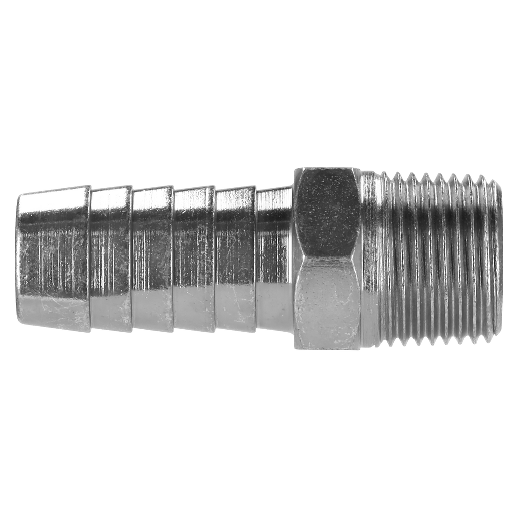 PCL Screwed Tailpiece Male 3/8"BSPT - 1/2" Hose - Pack of 5