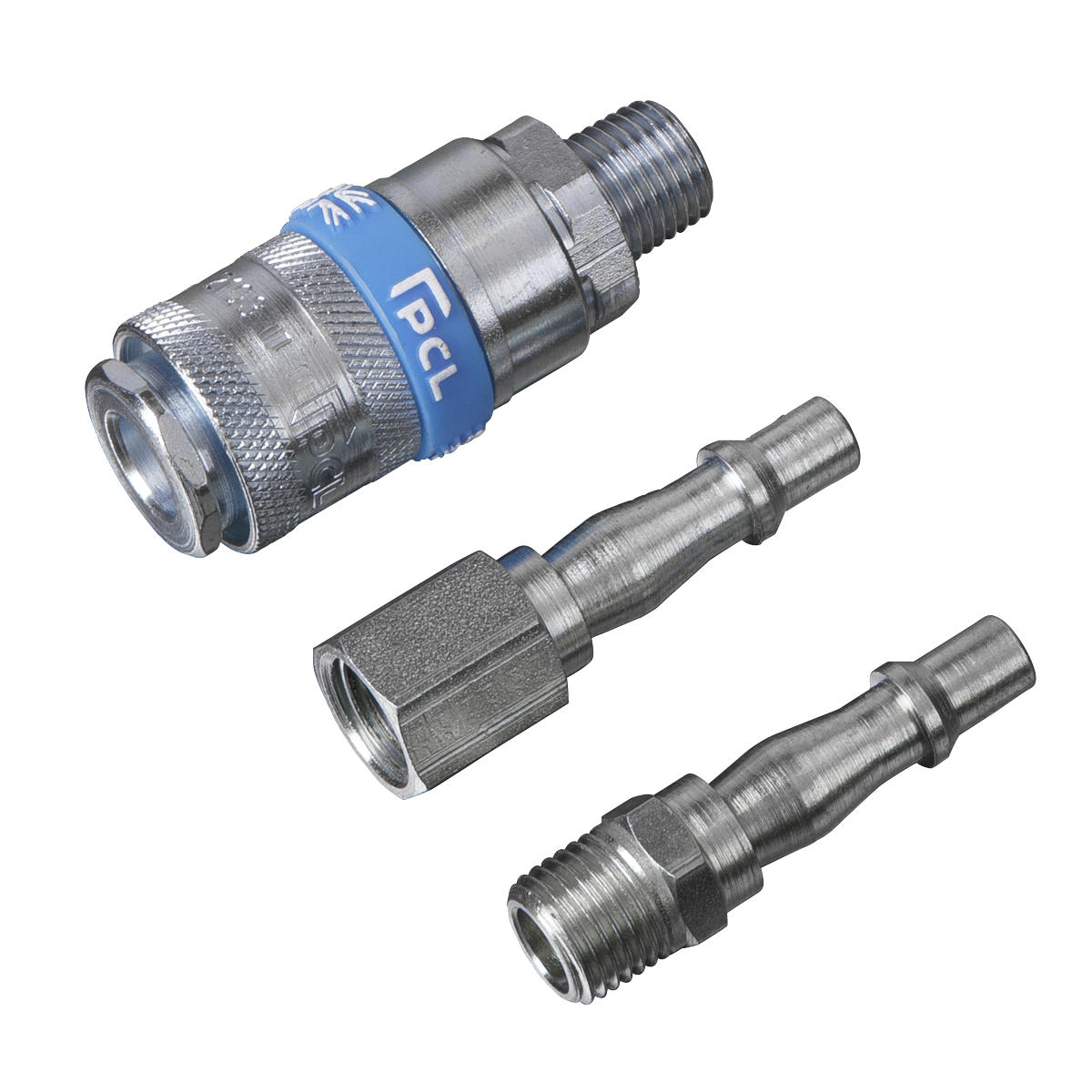 PCL Air Tool Coupling Kit 1/4"BSPT 3pc