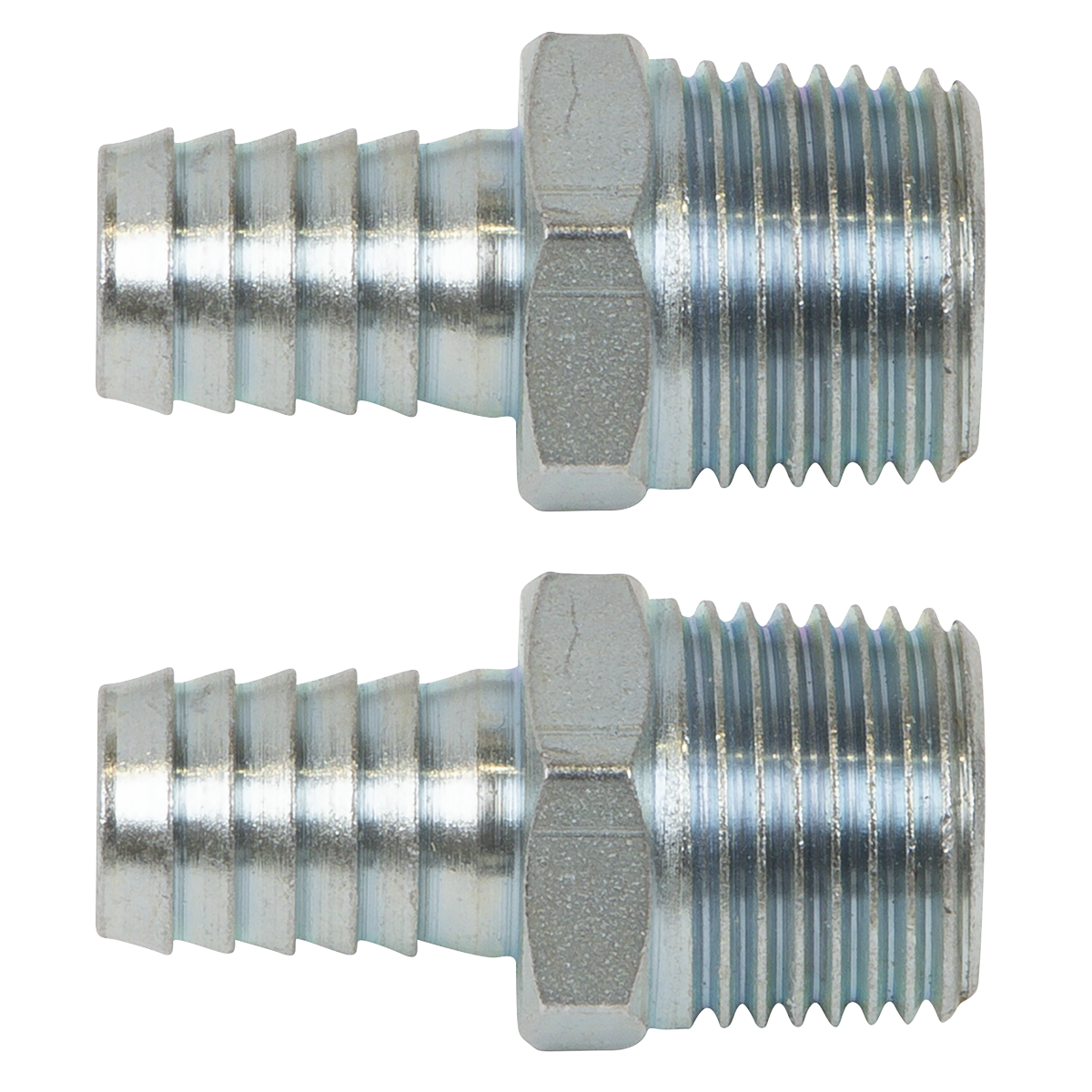 PCL Screwed Tailpiece Male 1/2"BSPT - 1/2" Hose - Pack of 2