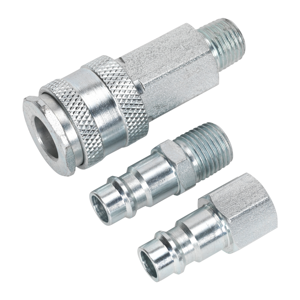 High Flow Air Tool Coupling Kit 1/4"BSPT
