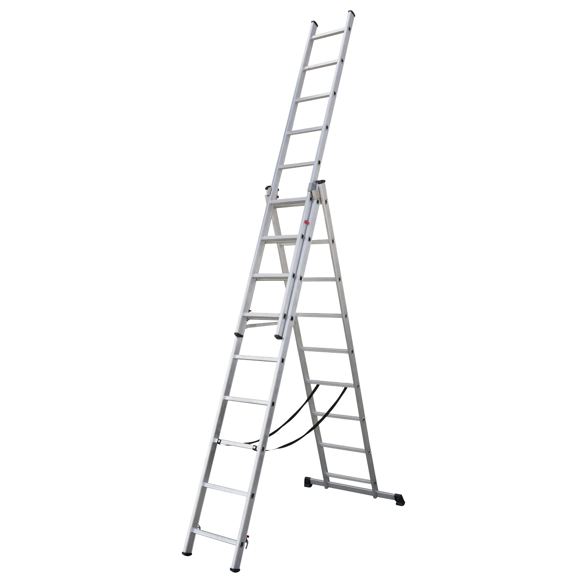 Extension Combination Ladder 3 x 9 Aluminium - EN 131