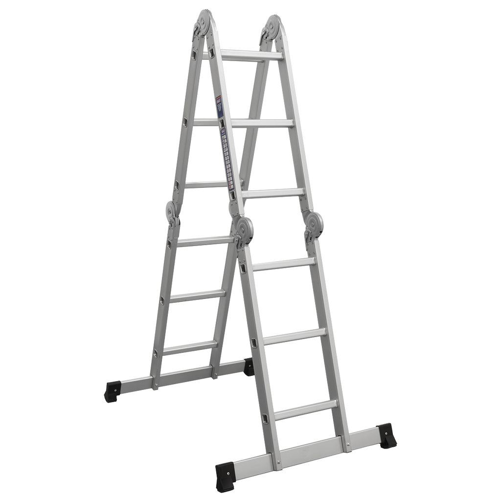 4-Way Aluminium Folding Platform Ladder - EN 131