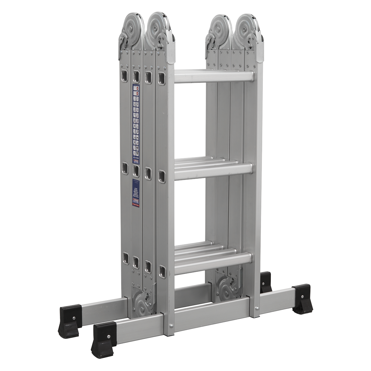 4-Way Aluminium Folding Platform Ladder - EN 131