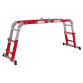 Aluminium 4-Way Multipurpose Adjustable-Height Ladder - EN 131