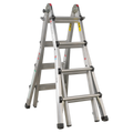 Aluminium 4-Way Telescopic Adjustable-Height Ladder - EN 131