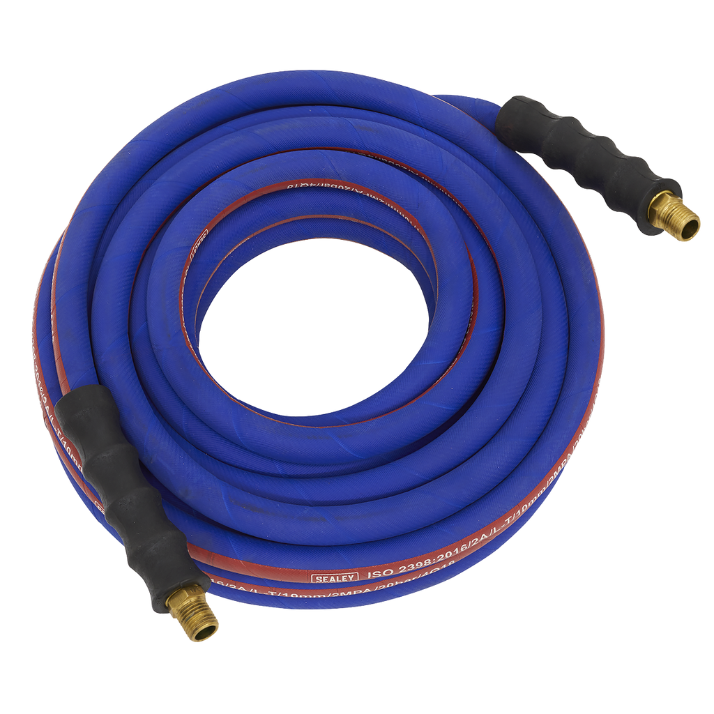 Extra-Heavy-Duty Air Hose with 1/4"BSP Unions 30m x 10mm