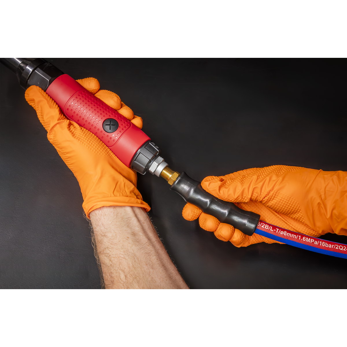 Extra-Heavy-Duty Air Hose with 1/4"BSP Unions 5m x 8mm