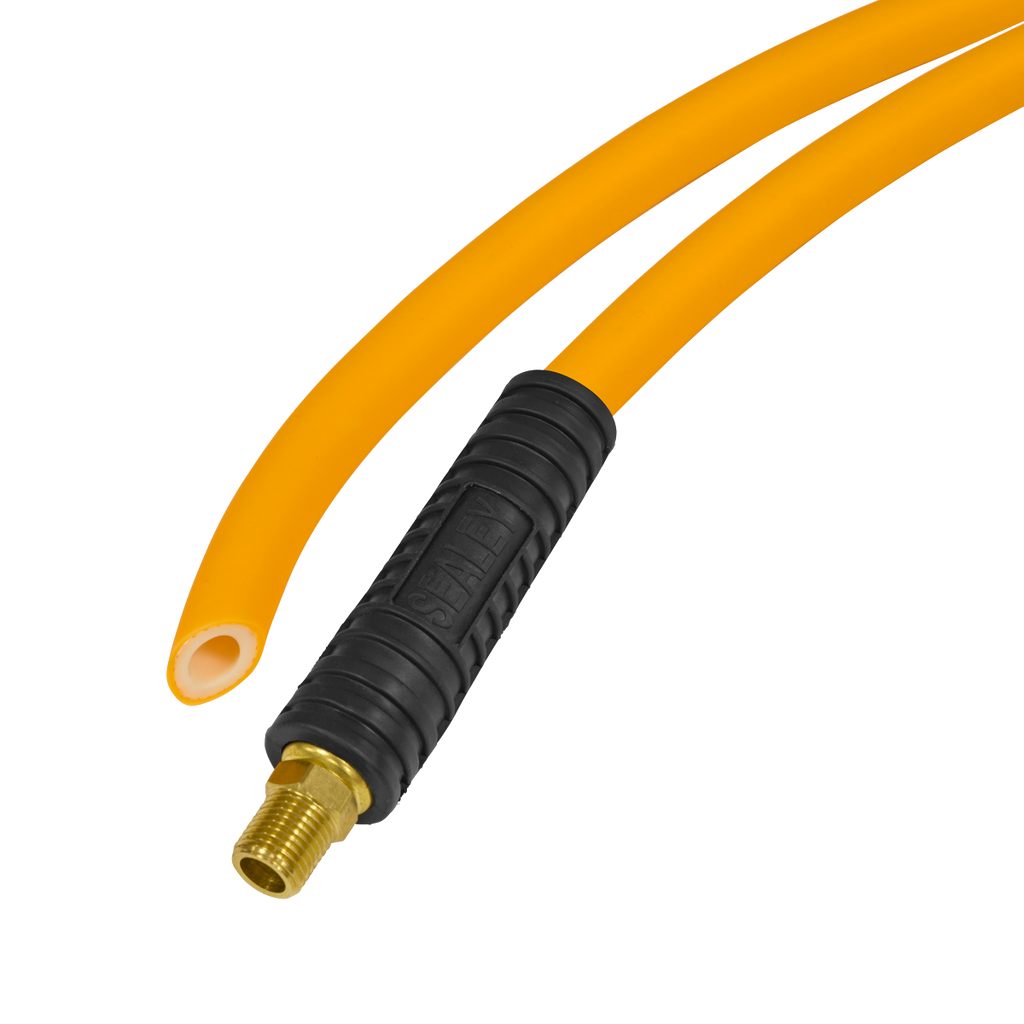 High-Visibility Hybrid Air Hose with 1/4"BSP Unions 10m x 8m