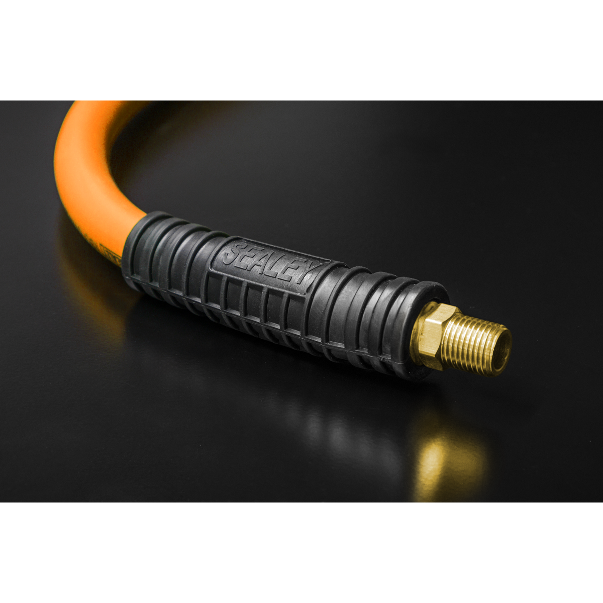 High-Visibility Hybrid Air Hose with 1/4"BSP Unions 20m x 8m