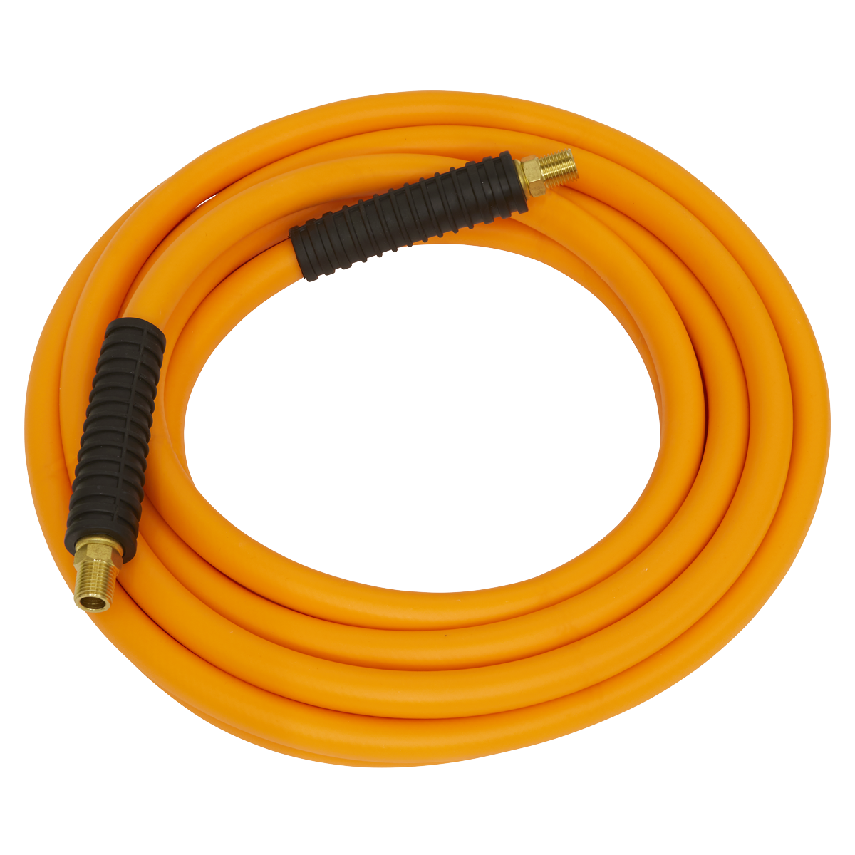 High-Visibility Hybrid Air Hose with 1/4"BSP Unions 5m x 8mm