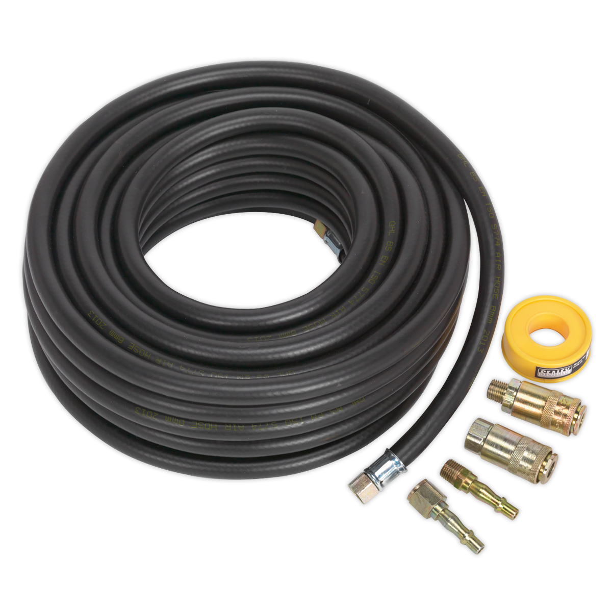 Air Hose Kit with Connectors 15m x 8mm