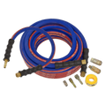 Extra-Heavy-Duty Air Hose Kit with Connectors 15m x 10mm