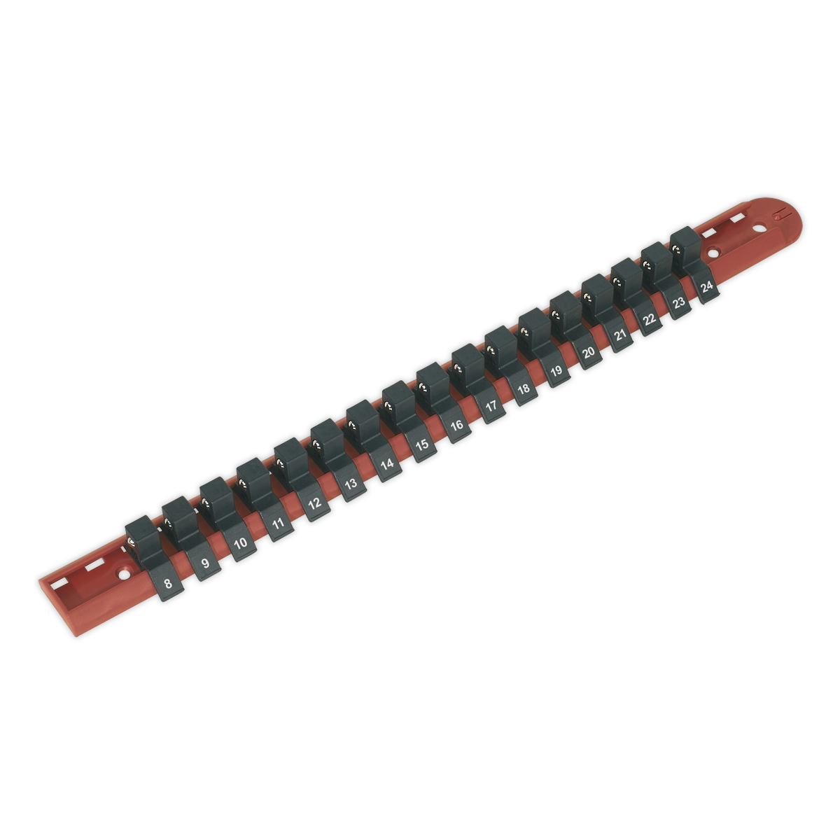 Premier Socket Retaining Rail with 17 Clips 1/2"Sq Drive