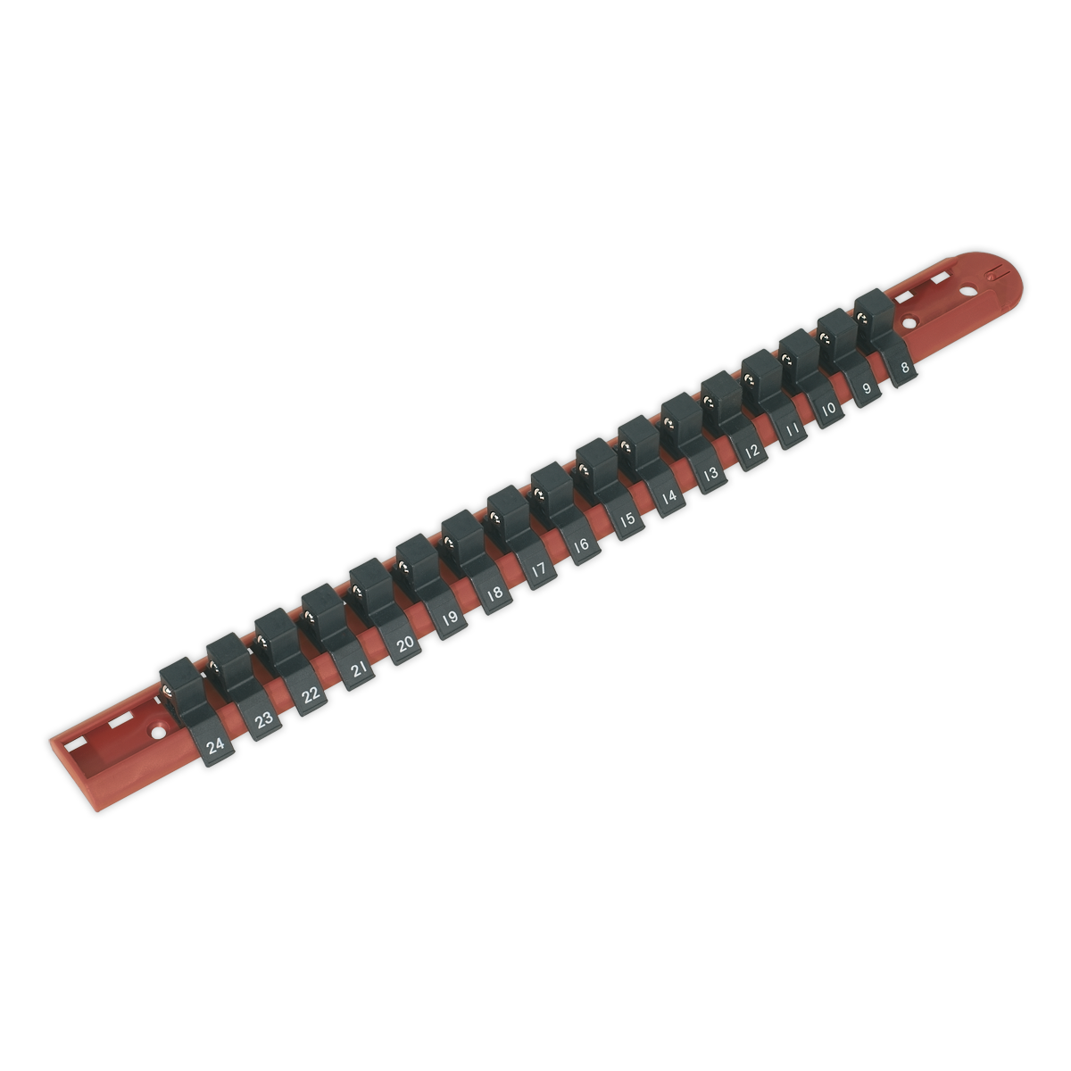 Premier Socket Retaining Rail with 17 Clips 1/2"Sq Drive